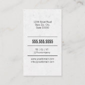 黒いカラス 名刺 (裏面)