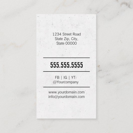 黒いカラス 名刺 (裏面)