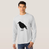 黒いカラス Tシャツ (正面フル)
