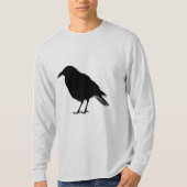 黒いカラス Tシャツ (正面)