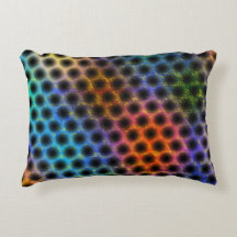 黒いカラフル水玉模様で黄色がかった。