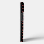 黒いカラフル背景のドット Case-Mate iPhoneケース (裏面 / 右)