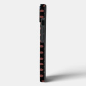 黒いカラフル背景のドット Case-Mate iPhoneケース (裏面 / 左)