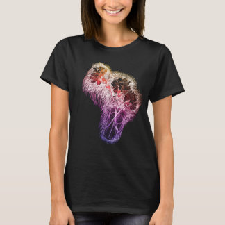黒いカーネーション Tシャツ