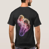 黒いカーネーション Tシャツ (裏面)