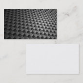 黒いカーボン繊維のカスタムな名刺 名刺 (正面/裏面)