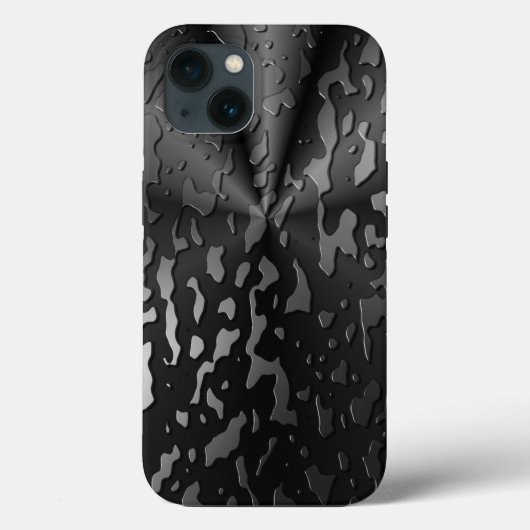 黒いガラスに水が滴る Case-Mate iPhoneケース (裏面)