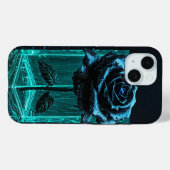 黒いガラスの花瓶(バラ) Case-Mate iPhoneケース (裏面 (横))