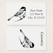 黒いキャップの《鳥》アメリカゴガラサンダー_コーブ (正面&裏面)