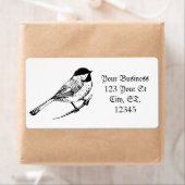 黒いキャップの《鳥》アメリカゴガラサンダー_コーブ ラベル (インサイチュ)