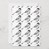 黒いキャップの《鳥》アメリカゴガラサンダー_コーブ 招待状 (裏面)