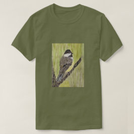 黒いキャップの《鳥》アメリカゴガラバード – ア絵画クリル製。 Tシャツ