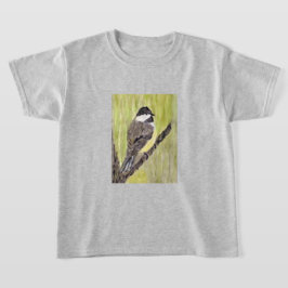 黒いキャップの《鳥》アメリカゴガラバード – ア絵画クリル製。 Tシャツ