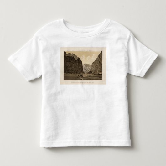 黒いキャノン、コロラド川2 トドラーTシャツ (正面)