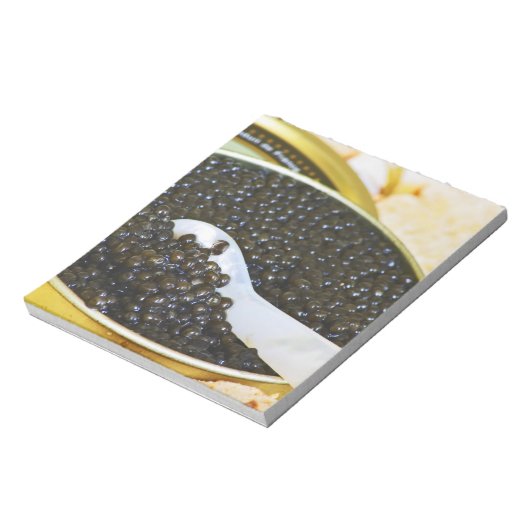 黒いキャビアと小さじ1杯の真珠 ノートパッド (回転)