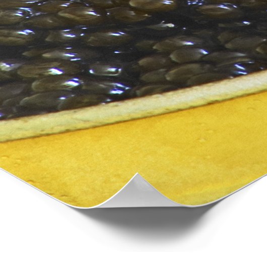 黒いキャビアと小さじ1杯の真珠 ポスター (角)