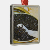 黒いキャビアと小さじ1杯の真珠 メタルオーナメント (右)