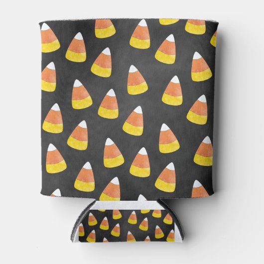 黒いキャンディーコーン狂 缶クーラー (正面)