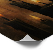 黒いキャンドルゴシック ポスター (角)