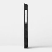黒いキルテッドレザーケース-メイトiPhoneケース Case-Mate iPhoneケース (裏面 / 左)