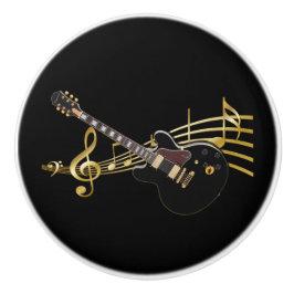 黒いギターのノブ セラミックノブ