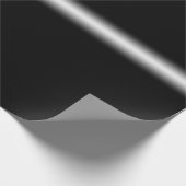 黒いギフトストライプラップ上の色あせた白い ラッピングペーパー (角)