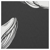 黒いクジラ ファブリック (クローズアップ)