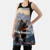  黒いクマたち 山に棲む エプロン (インサイチュ)