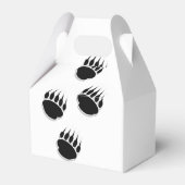 黒いクマの手のプリント フェイバーボックス (裏面サイド)