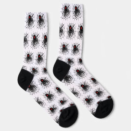黒いクモの巣 ソックス