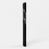 黒いクラック大理石のケースメイトがほとんど存在しない Case-Mate iPhoneケース (裏面/右)