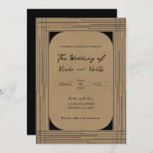 黒いクラフトミニマルラモダンイン結婚ズ