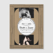 黒いクラフミニマルト線結婚の日付 (正面)