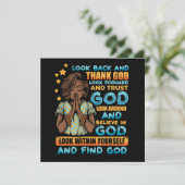 黒いクリスチャンの女性メラニンsista友人の愛 シーズンカード (スタンド正面)