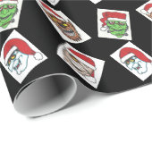 黒いクリスマスモンスターのラッピングペーパー ラッピングペーパー (ロールコーナー)