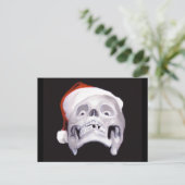 黒いクリスマス シーズンポストカード (スタンド正面)