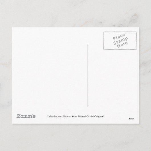 黒いクールラボの漫画クリスマスの雪の森 シーズンポストカード (裏面)