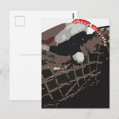 黒いグラインチクリスマス ポストカード (正面/裏面)