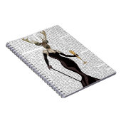 黒いグラマー·ディア ノートブック (右側)