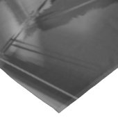 黒いグレーのステンドスクウェア、「間違ったブラシストローク」 テーブルクロス (アングル)