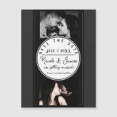 黒いグレーモダンのミニマル金ゴールド (正面)