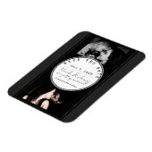 黒いグレーモダンのミニマル金ゴールド マグネット (左側)