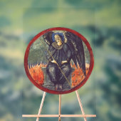 黒いケルビムの天使 アクリルサイン (ニュートラル)