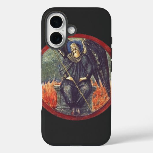 黒いケルビムの天使 Case-Mate iPhoneケース (裏面)