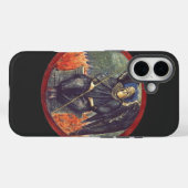 黒いケルビムの天使 Case-Mate iPhoneケース (裏面 (横))