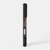 黒いケルビムの天使 iPhone 16ケース (右側面)