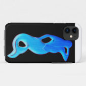 黒いケースの青い人魚 Case-Mate iPhoneケース (裏面(横))