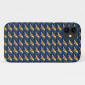 黒いケースの黒いカラス Case-Mate iPhoneケース (裏面(横))