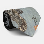 黒いコイの魚のタイ ネクタイ (ロール)