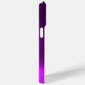 黒いコルセアパープル Case-Mate iPhoneケース (裏面 / 右)